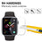 9H Full Screen Coverage Tempered Glass Protector for Apple Watch Series 4 44mm - 3