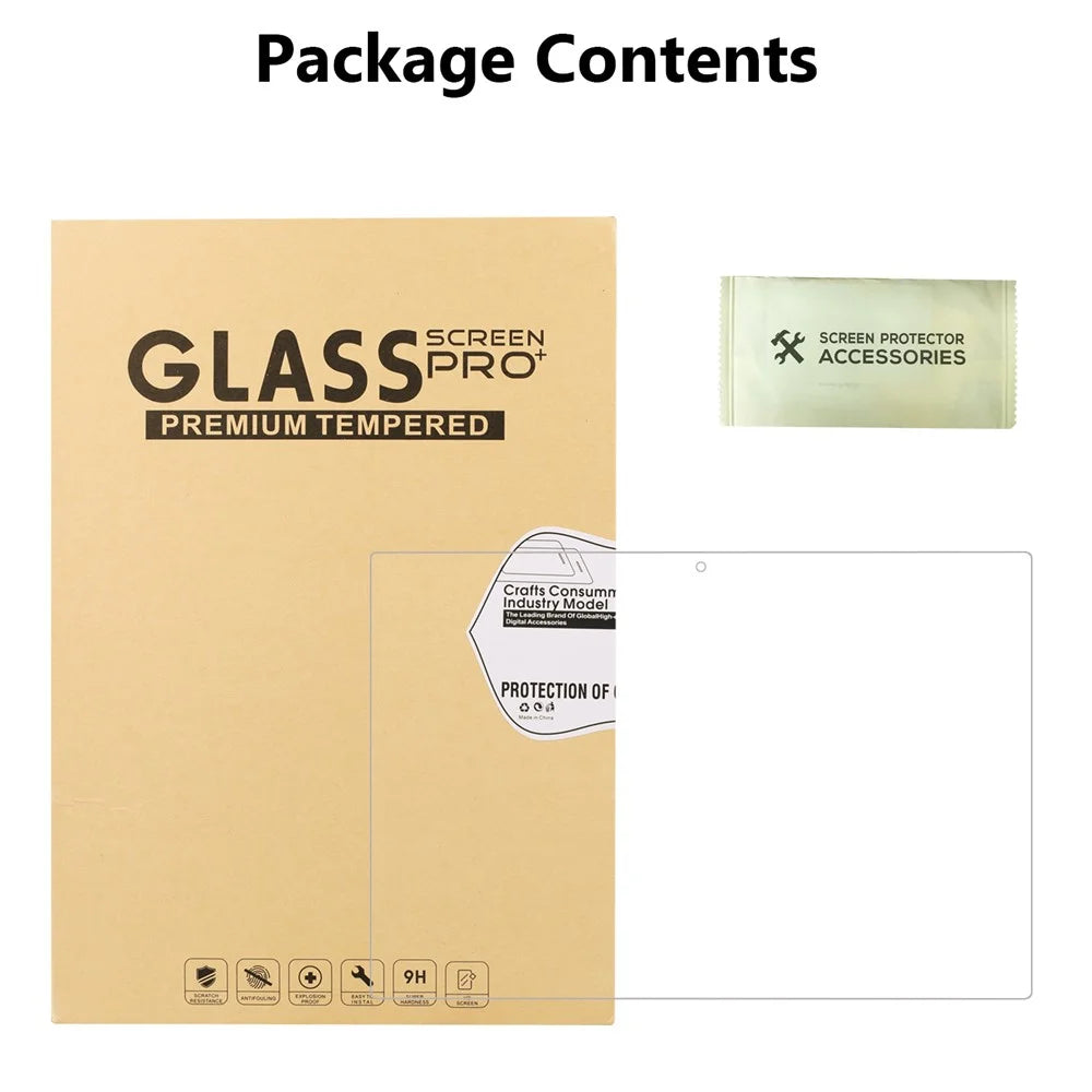 For Lenovo Tab M10 10.1" 9H Tempered Glass Screen Protector Guard 0.25mm Full Coverage (Arc Edge) Screen Film - 6