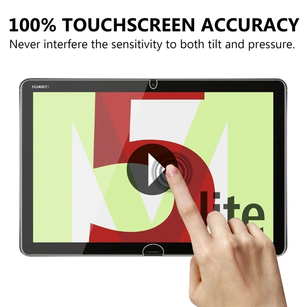 For Huawei MediaPad M5 lite 10 0.25mm 9H Full Coverage Tempered Glass Screen Protector Film - 5