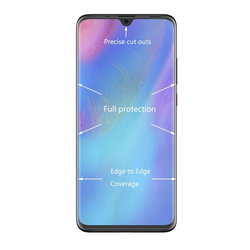HAT PRINCE 3D Full Size PET Hot Bending HD Clear Screen Shield for Huawei P30 Pro - 2