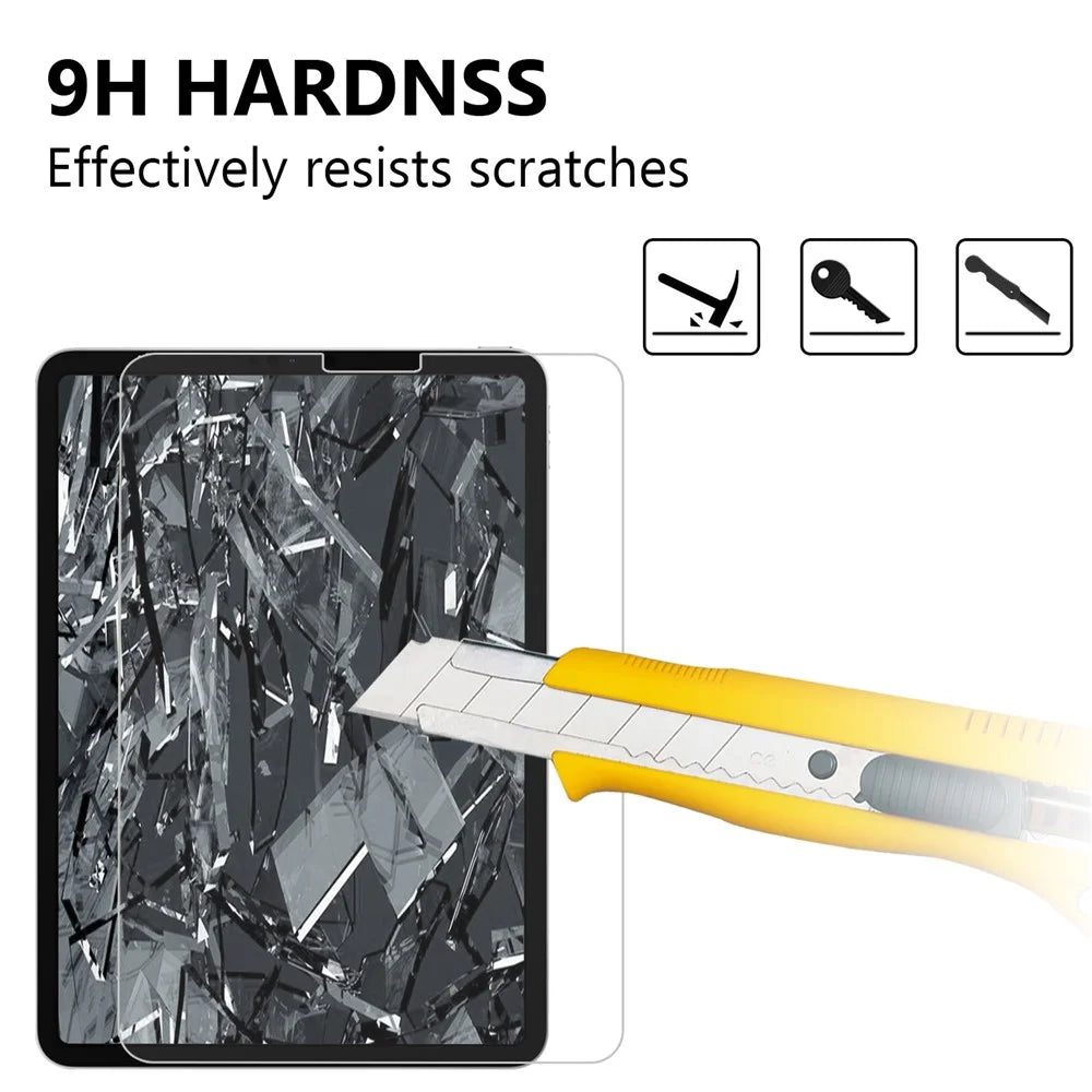 For iPad Air (2020) / Air (2022) / Pro 11-inch (2022) / (2021)(2020) / (2018) 0.25mm 9H Tempered Glass Screen Protector Film - 3