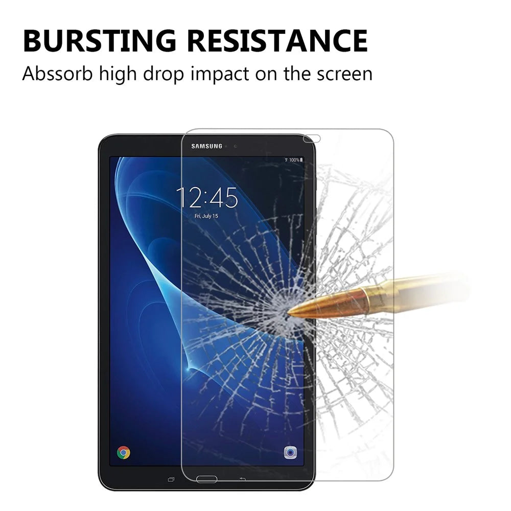 0.25mm Arc Edge 9H Full Screen Covering Tempered Glass Protection Film for Samsung Galaxy Tab A 10.1 (2016) T580 - 4