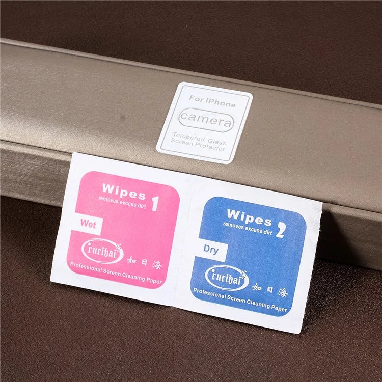 RURIHAI Tempered Glass Camera Lens Protector Film for iPhone X/XS 5.8 inch - 3