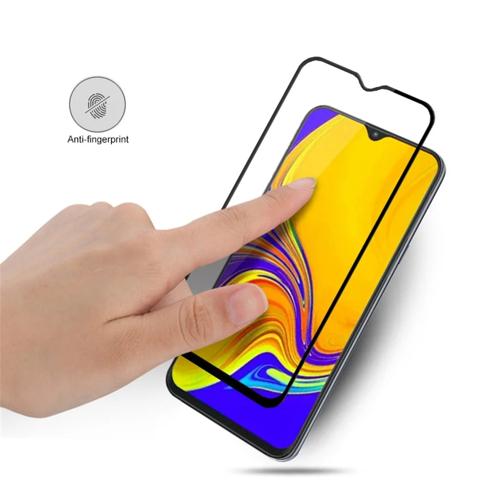 MOCOLO Silk Printing Tempered Glass Screen Protector for Samsung Galaxy A50 / A20 / A30 / M30 / A40s (China) / M31, Full Glue Full Coverage HD Film - 3