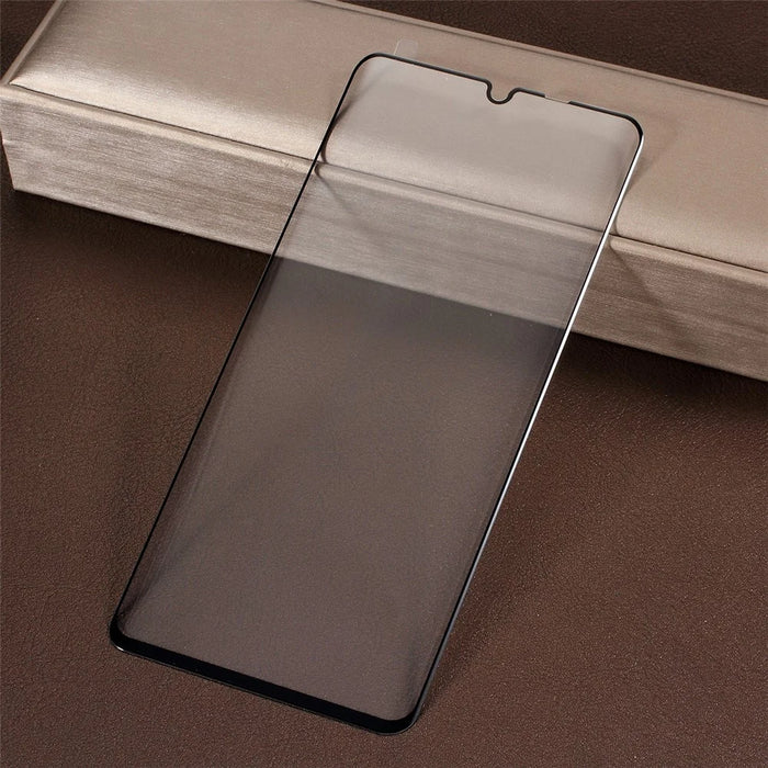 Full Covering Screen Silk Printing Tempered Glass Shield for Huawei P30 Pro - Black - 1