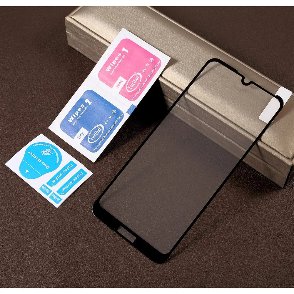 RURIHAI Full Size Full Glue Solid Defense Tempered Glass Screen Film Cover for Huawei Y6 (2019)/ Y6 Prime (2019) / Y6 Pro (2019) - 5