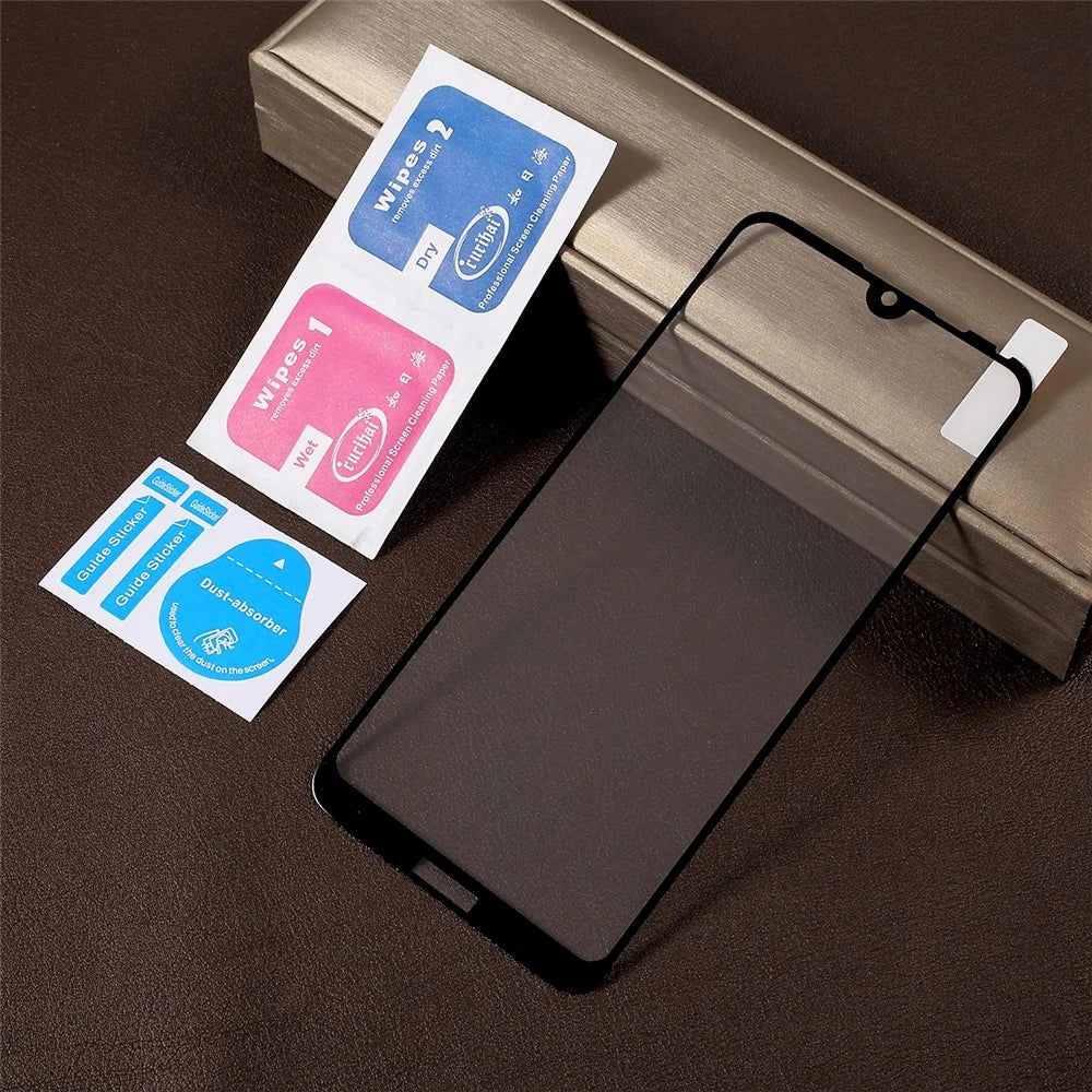 RURIHAI Full Size Full Glue Solid Defense Tempered Glass Screen Film Cover for Huawei Y7 Pro (2019) - 4