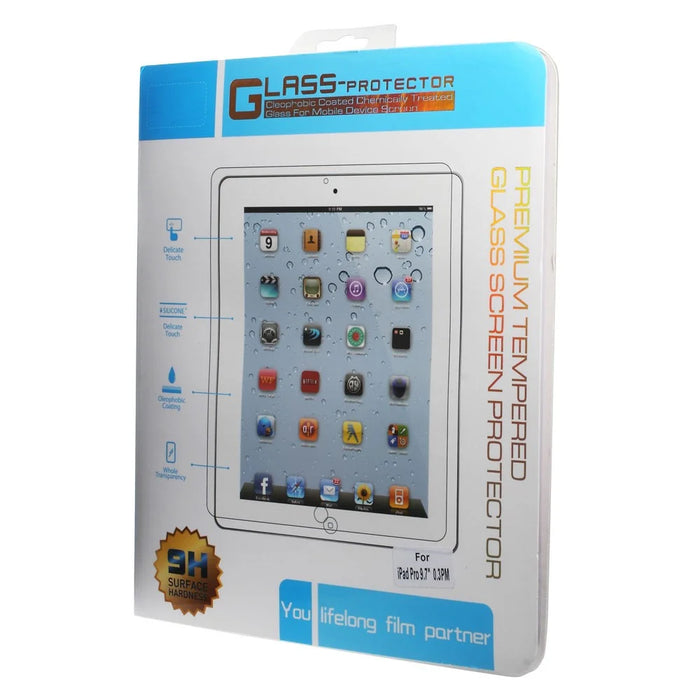 For iPad Pro 9.7 HD 9H Tempered Glass Screen Protector (Arc Edge) - 6