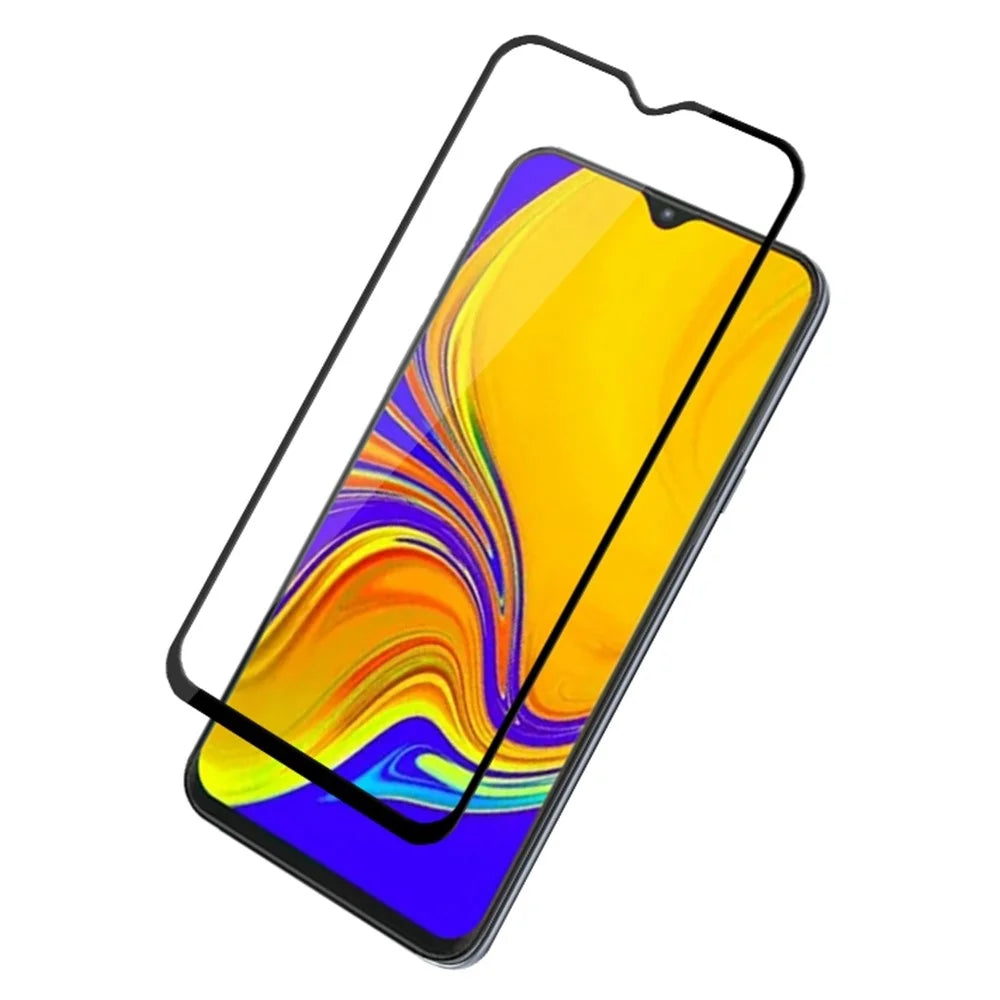 AMORUS Full Glue Silk Printing Tempered Glass Full Screen Protector for Samsung Galaxy A50 / A30 / A20 / M30 / A40s - 5