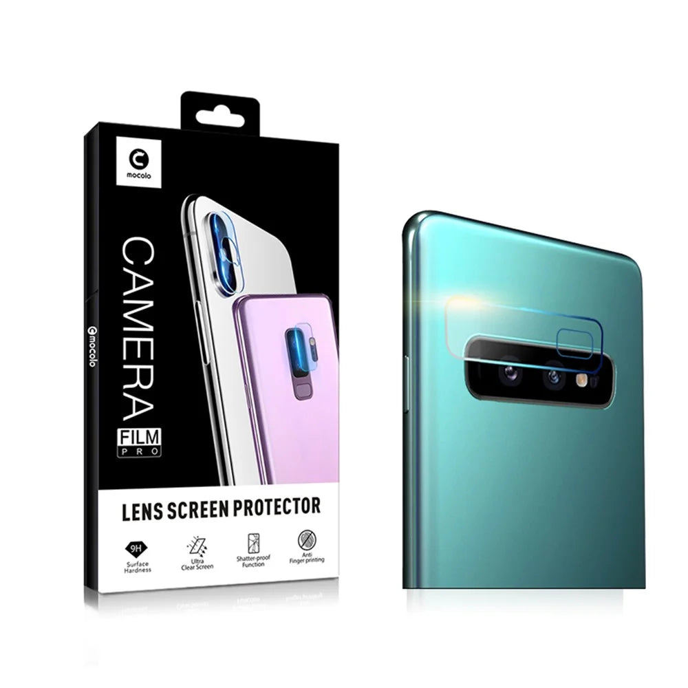 MOCOLO Ultra Clear Tempered Glass Camera Lens Protector for Samsung Galaxy S10e - 4