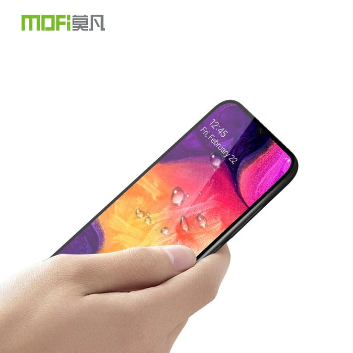 MOFI 2.5D 9H Full Size Tempered Glass Screen Protector for Samsung Galaxy A50 - Black - 4