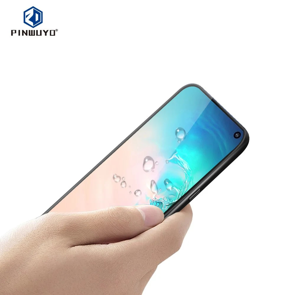 PINWUYO 3D Curved Anti-explosion Tempered Glass Full Screen Protector for Samsung Galaxy S10e - 4