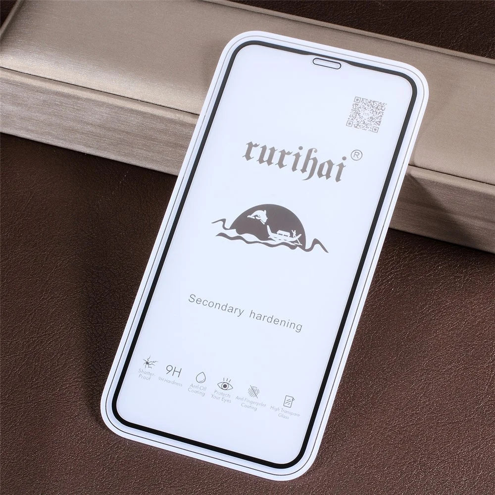RURIHAI 0.26mm Matte Surface Tempered Glass Screen Film for iPhone 11 Pro 5.8 inch (2019) / Xs / X (5.8 inch) - 3
