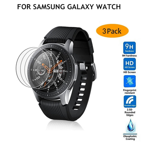 3Pcs/Pack Explosion-proof Tempered Glass Screen Protective Film for Samsung Galaxy Watch 42mm - 1