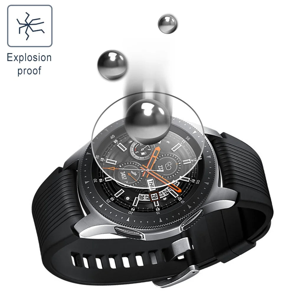 3Pcs/Pack Explosion-proof Tempered Glass Screen Protective Film for Samsung Galaxy Watch 42mm - 2