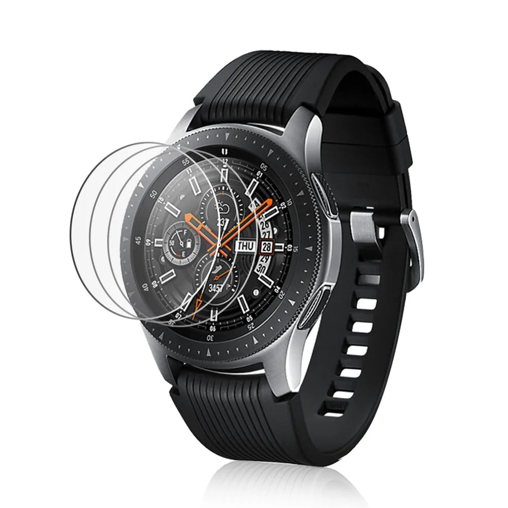 3Pcs/Pack Explosion-proof Tempered Glass Screen Protective Film for Samsung Galaxy Watch 42mm - 3