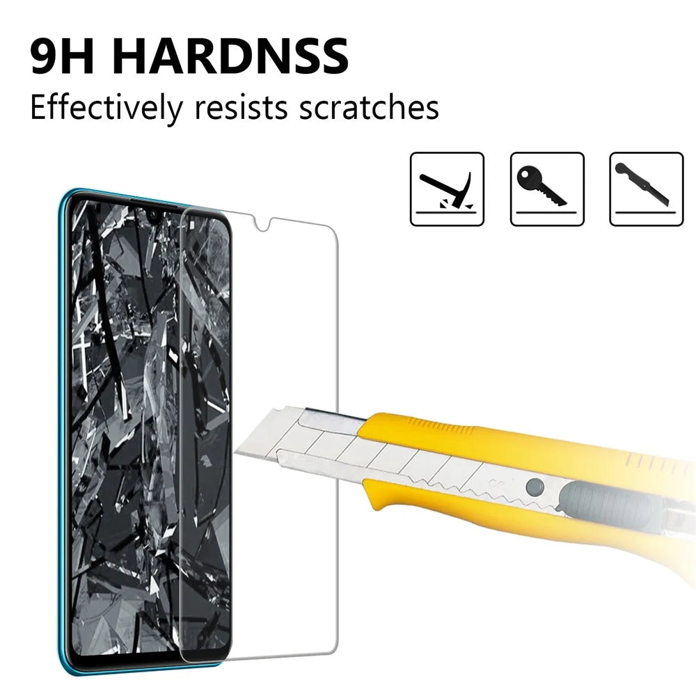 2.5D 9H Arc Edge Fingerprint Proof Full Screen Tempered Glass Protector for Huawei P30 Lite / nova 4e - 3
