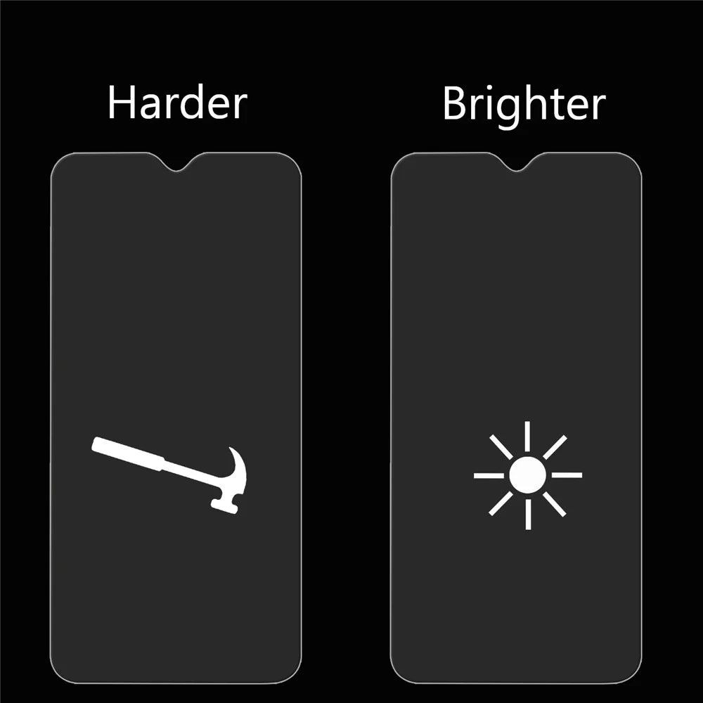 For Samsung Galaxy A10 Arc Edge 0.25mm Anti-Fingerprint HD Clarify Tempered Glass Screen Protector, Case Friendly, Bubble Free, Easy Installation - 6