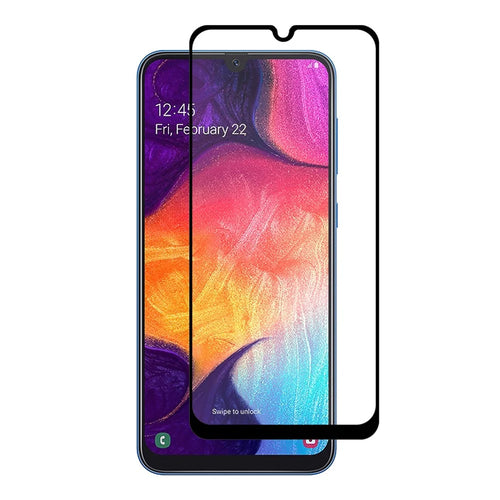 HAT PRINCE Full Glue 0.26mm 9H 2.5D Tempered Glass Guard Film Full Coverage for Samsung Galaxy A20/A30/A50/M30 - 1