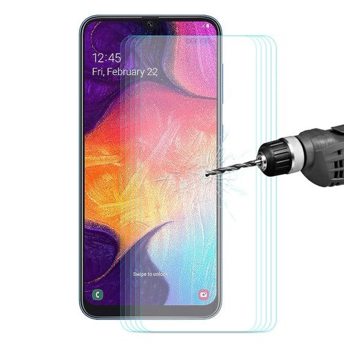 5Pcs/Set HAT PRINCE 0.26mm 9H 2.5D Arc Edge Tempered Glass Screen Protectors for Samsung Galaxy A50 - 1
