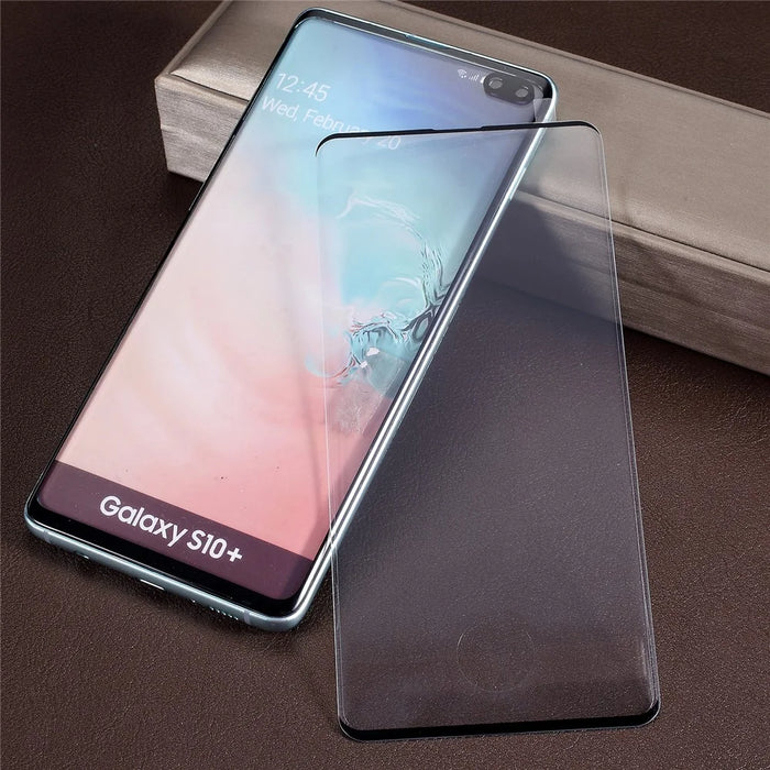 Full Size 3D Tempered Glass Screen Protector for Samsung Galaxy S10 Plus (Fingerprint Unlock) - 6