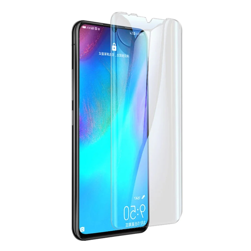 MOCOLO for Huawei P30 Pro 3D Curved [UV Light Irradiation] Film Full Cover Full Glue Ultra Clear Tempered Glass Screen Protector - 2