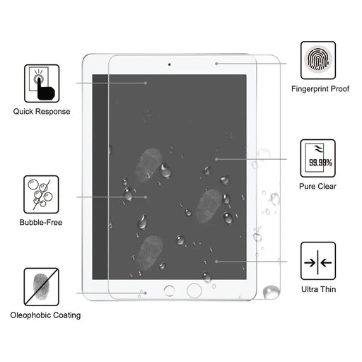 0.25mm Arc Edge 9H Full Screen Covering Tempered Glass Shield for iPad mini (2019) 7.9 inch / mini 4 - 2