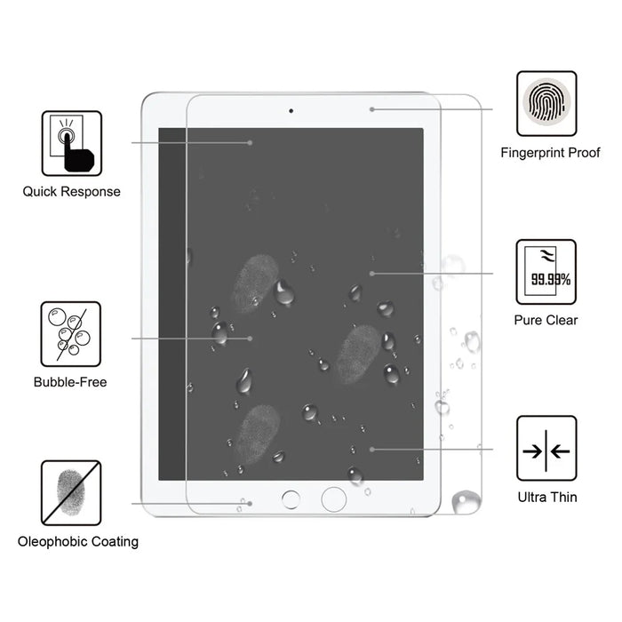 0.25mm Arc Edge 9H Full Screen Covering Tempered Glass Shield for iPad mini (2019) 7.9 inch / mini 4 - 2
