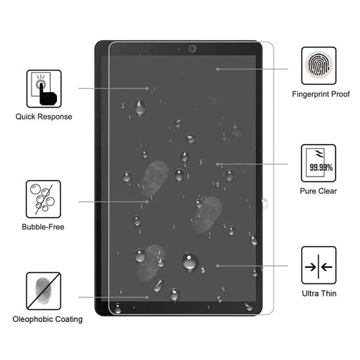0.25mm Arc Edge 9H Full Screen Covering Tempered Glass Shield for Samsung Galaxy Tab A 10.1 (2019) SM-T515 - 2