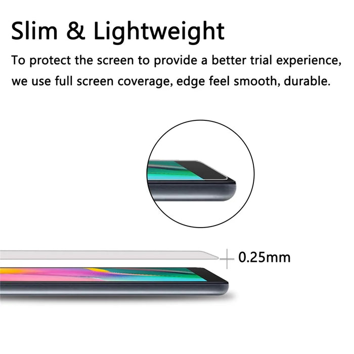 0.25mm Arc Edge 9H Full Screen Covering Tempered Glass Shield for Samsung Galaxy Tab A 10.1 (2019) SM-T515 - 4