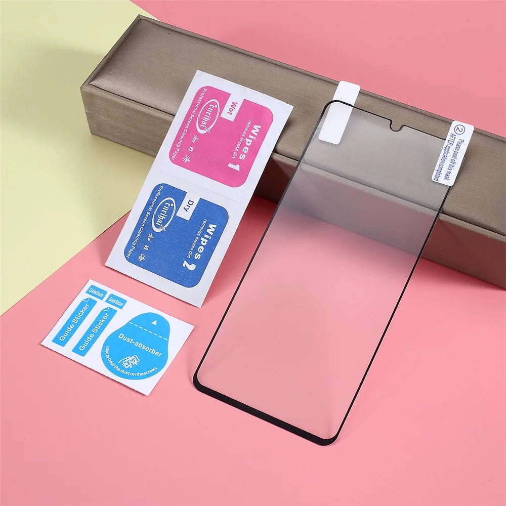 RURIHAI 0.1mm Silk Printing Soft PET Film Curved Full Screen Protector for Huawei P30 - 5