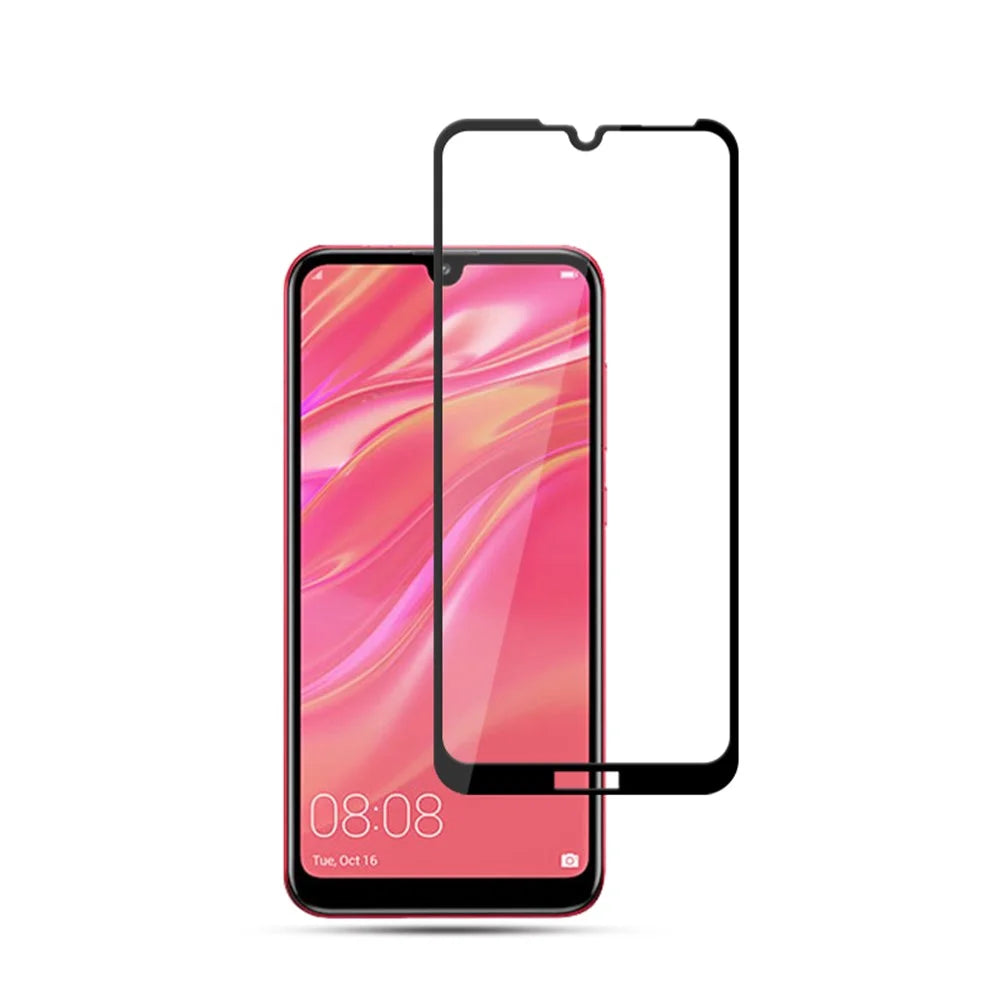MOCOLO Ultra Clear Tempered Glass Full Screen Cover Film [Full Glue] for Huawei Y7 (2019) - 1