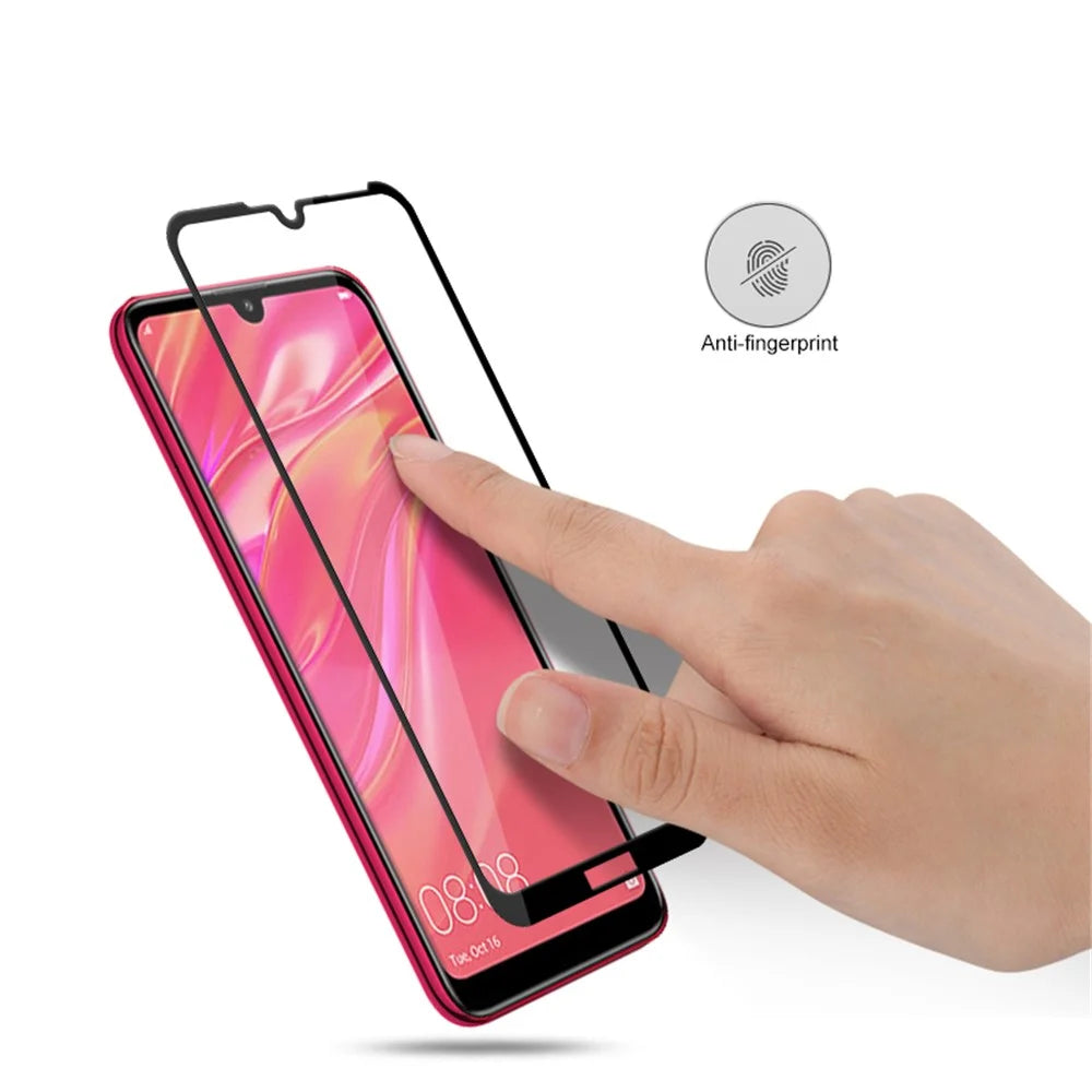 MOCOLO Ultra Clear Tempered Glass Full Screen Cover Film [Full Glue] for Huawei Y7 (2019) - 3