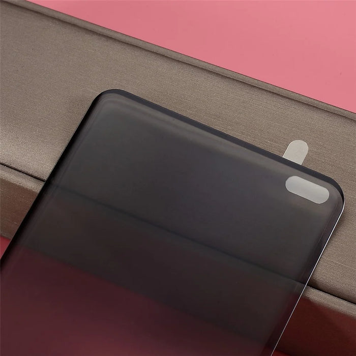 Anti-peep Curved  Full Coverage Tempered Glass Screen Protector (Not Support Ultrasonic Fingerprint Unlock) for Samsung Galaxy S10 Plus - 3