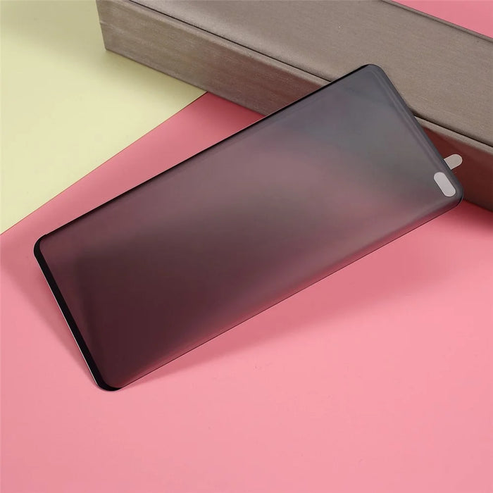 Anti-peep Curved  Full Coverage Tempered Glass Screen Protector (Not Support Ultrasonic Fingerprint Unlock) for Samsung Galaxy S10 Plus - 5