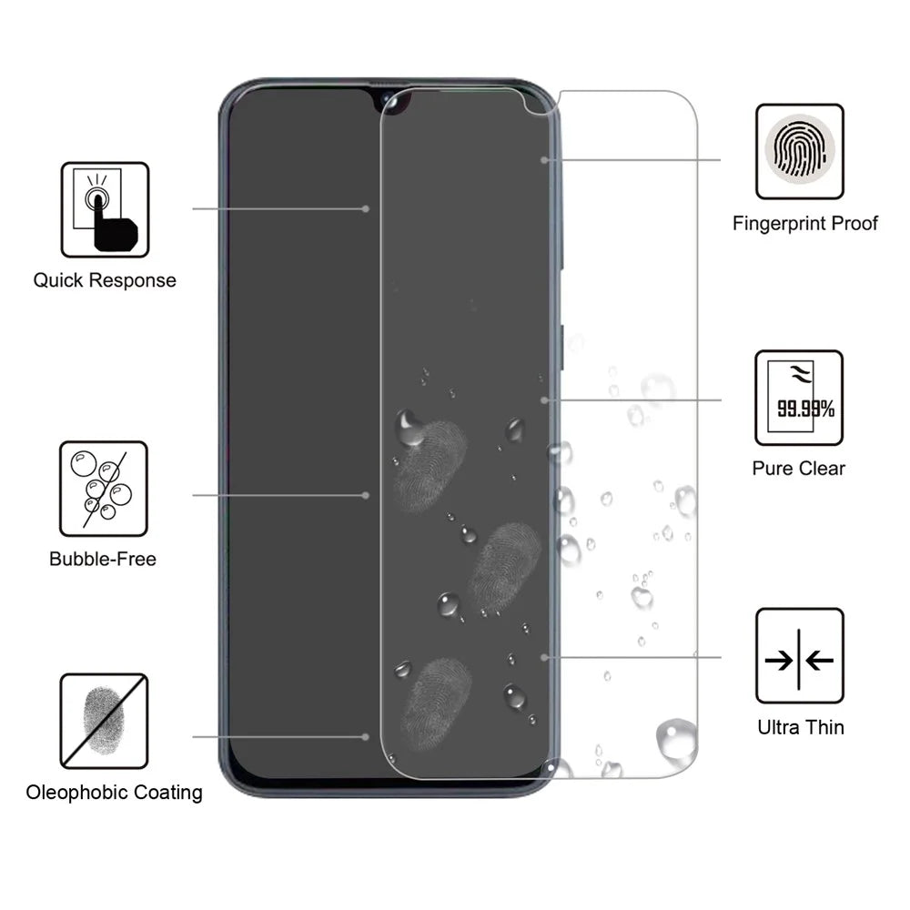 0.25mm Arc Edge 9H Tempered Glass Shield Anti-explosion for Samsung Galaxy A70 - 2