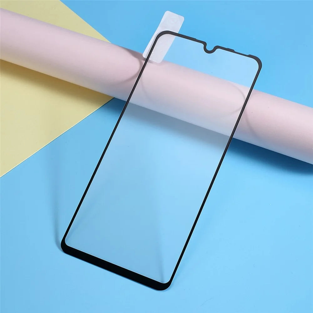Silk Printing Tempered Glass Full Screen [Full Glue] Phone Protector Film for Huawei P30 Lite / nova 4e / P30 Lite New Edition - 1