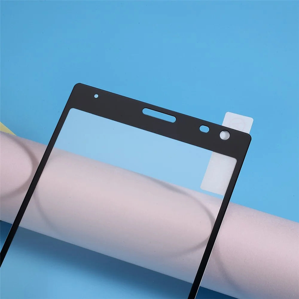 Full Size Silk Printing Tempered Glass Screen Protector Film (Full Glue) for Sony Xperia 10 Plus - 2