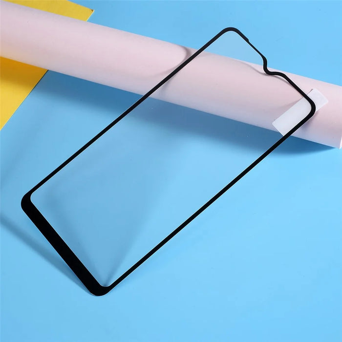 Silk Printing Full Tempered Glass Phone Screen Protector Guard for Samsung Galaxy A10 - 4