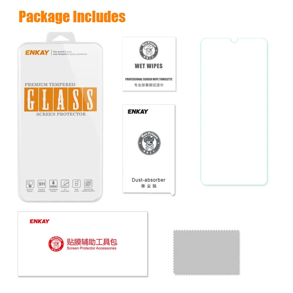 ENKAY HAT PRINCE 9H 0.26mm Tempered Glass Screen Protector Film for Samsung Galaxy A70 - 4