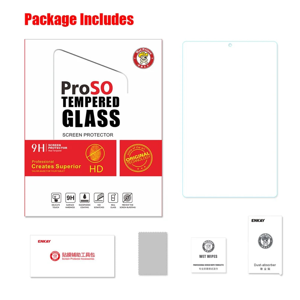 HAT PRINCE 0.33mm 9H 2.5D Arc Edge Tempered Glass Screen Protector for Samsung Galaxy Tab A 10.1 (2019) T510 / T515 - 7