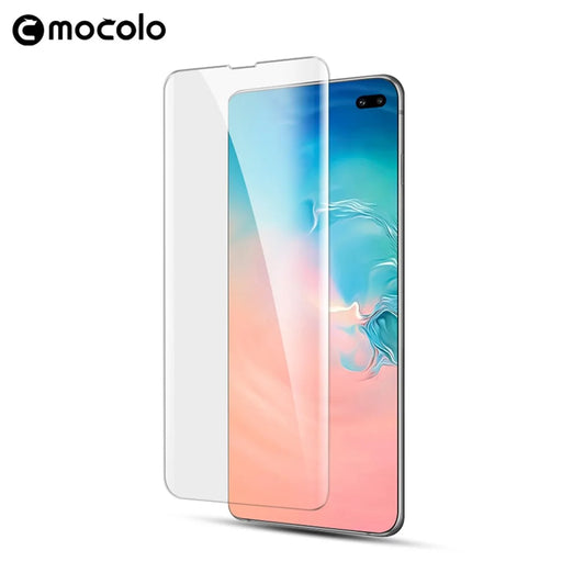 MOCOLO for Samsung Galaxy S10 5G 3D Curved [UV Light Irradiation] Full Cover Tempered Glass Screen Protector UV Film - 1