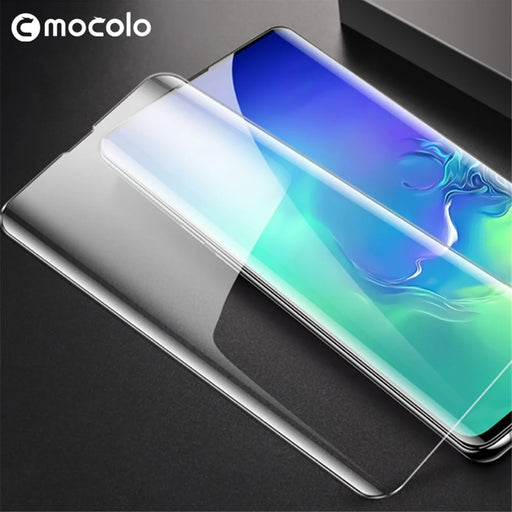 MOCOLO for Samsung Galaxy S10 5G 3D Curved [UV Light Irradiation] Full Cover Tempered Glass Screen Protector UV Film - 2