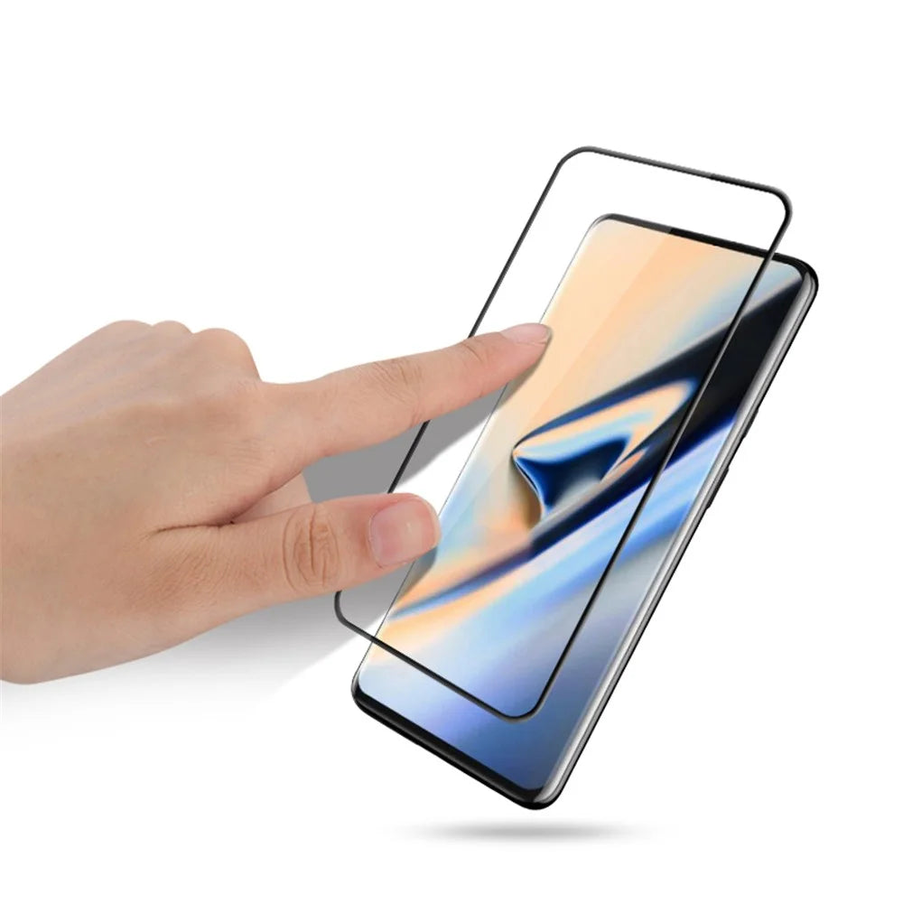 MOCOLO 3D Curved Anti-Explosion Screen Protector for OnePlus 7 Pro, Full Size HD Tempered Glass Film - 3