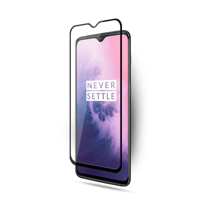 AMORUS Full Glue Silk Printing Tempered Glass Full Screen Protector for OnePlus 7 / 6T - 4