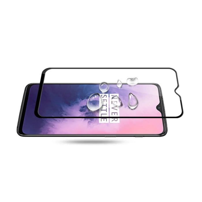 AMORUS Full Glue Silk Printing Tempered Glass Full Screen Protector for OnePlus 7 / 6T - 5