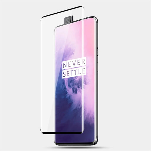 AMORUS Full Screen 3D Curved Full Glue Tempered Glass Protector Shield Anti-explosion for OnePlus 7 Pro / 7T Pro - 2