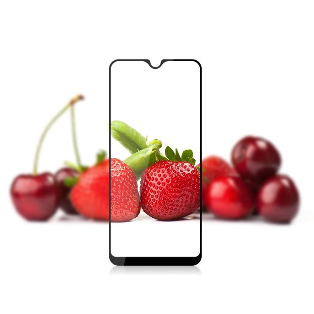 MOCOLO Double Defense Tempered Glass Screen Protector for Samsung Galaxy A20e, Silk Printing Full Coverage Full Glue 9H Hardness HD Film - 6