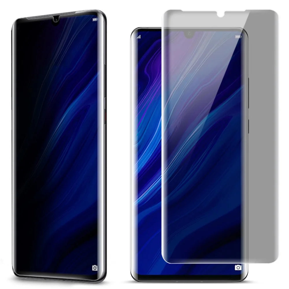 IMAK Soft Anti-peep Hydrogel Film II Full Cover Front Screen Protector Film [Support Screen Ultrosonic Fingerprint Recognition] for Huawei P30 Pro - 5