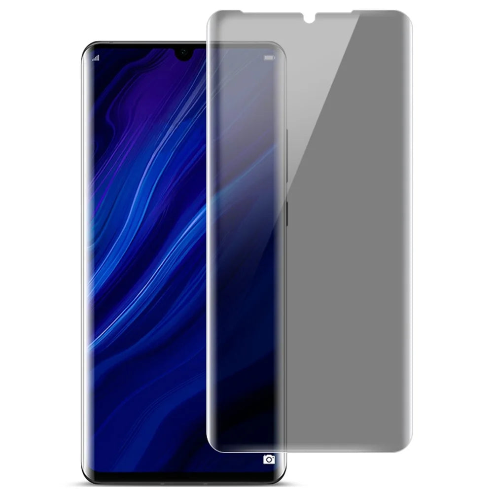 IMAK Soft Anti-peep Hydrogel Film II Full Cover Front Screen Protector Film [Support Screen Ultrosonic Fingerprint Recognition] for Huawei P30 Pro - 6